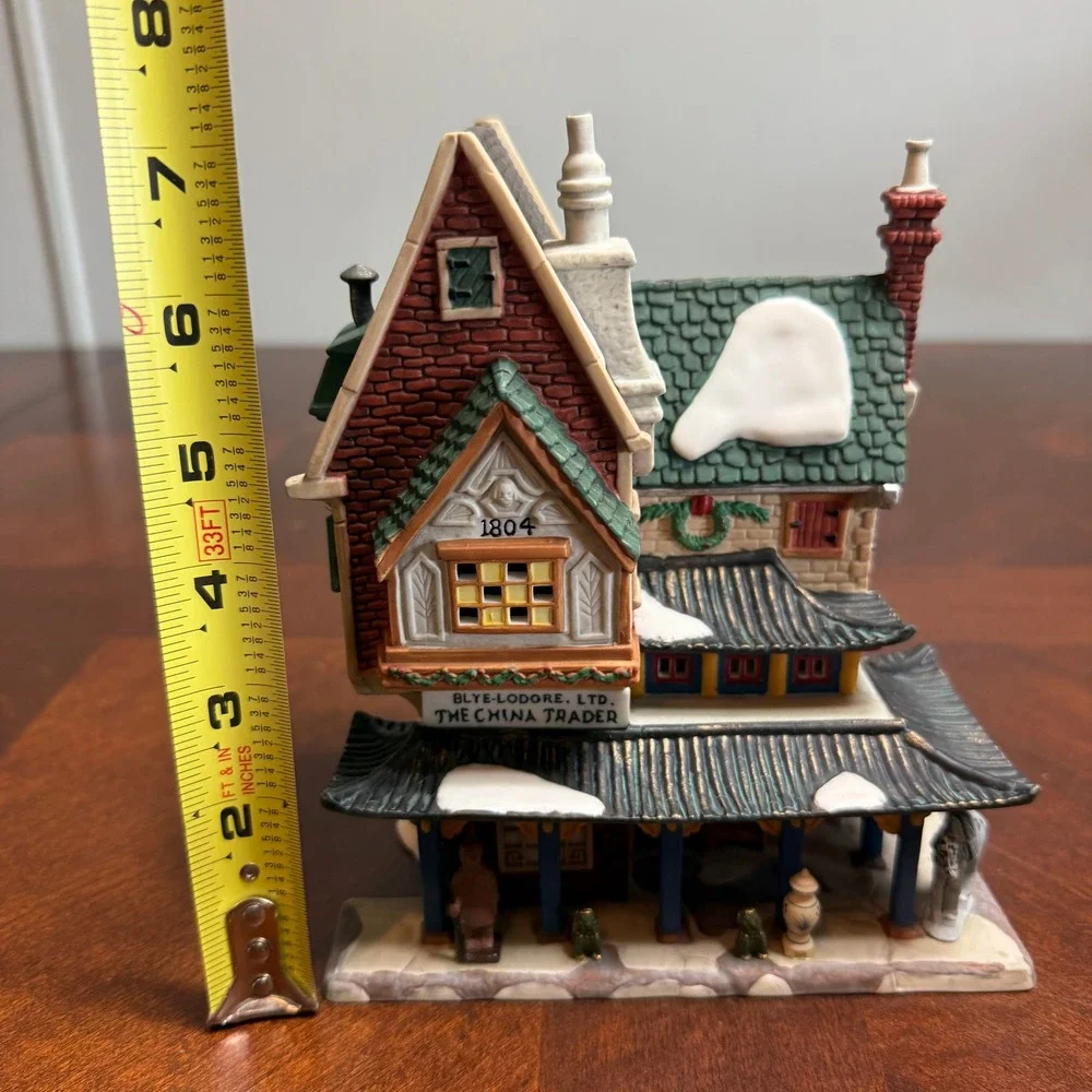Dept 56 Dickens Village The‎ China Trader Porcelain Lighted Building 55840